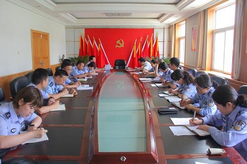 甘肃省女子强戒所召开党委理论学习中心组学习会议